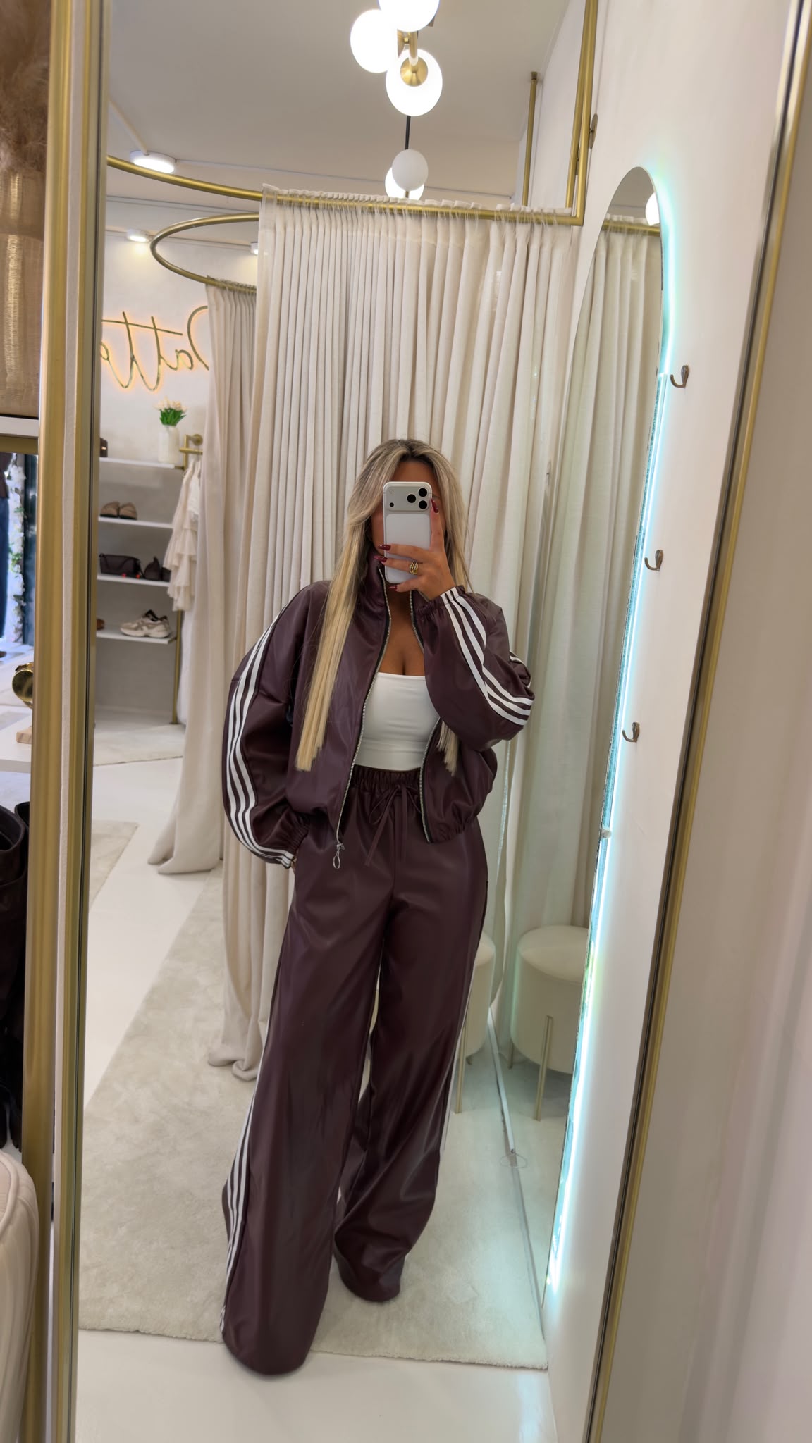 Conjunto Berna Bordô